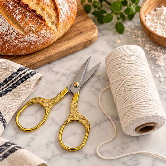 Gold Scissors & Twine