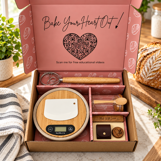 Sourdough Kit + Starter With Recipe & Educational Tutorials