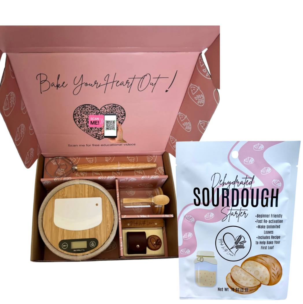 #1 Sourdough Baking Kit + Recipe & Educational Tutorials