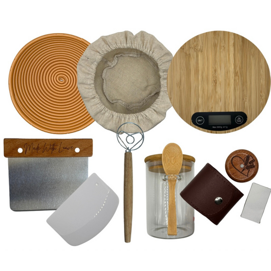 Sourdough Kit + Starter With Recipe & Educational Tutorials