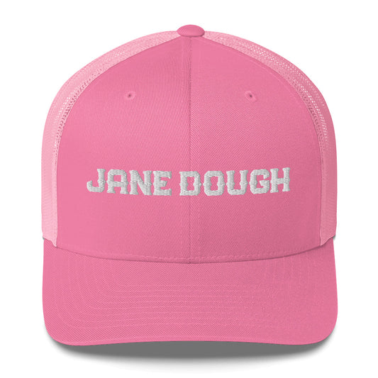 Jane Dough | Embroidered Retro Trucker Cap