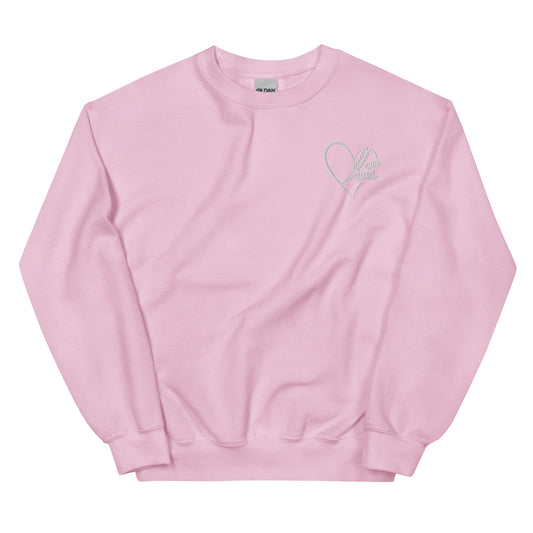 Made With Loave Embroidered Crewneck Sweater